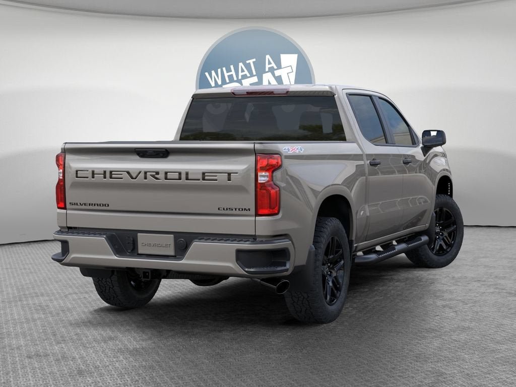 New 2026 Chevrolet Silverado 1500 Custom w/ Turbomax Blackout Package AWD/4WD image 4