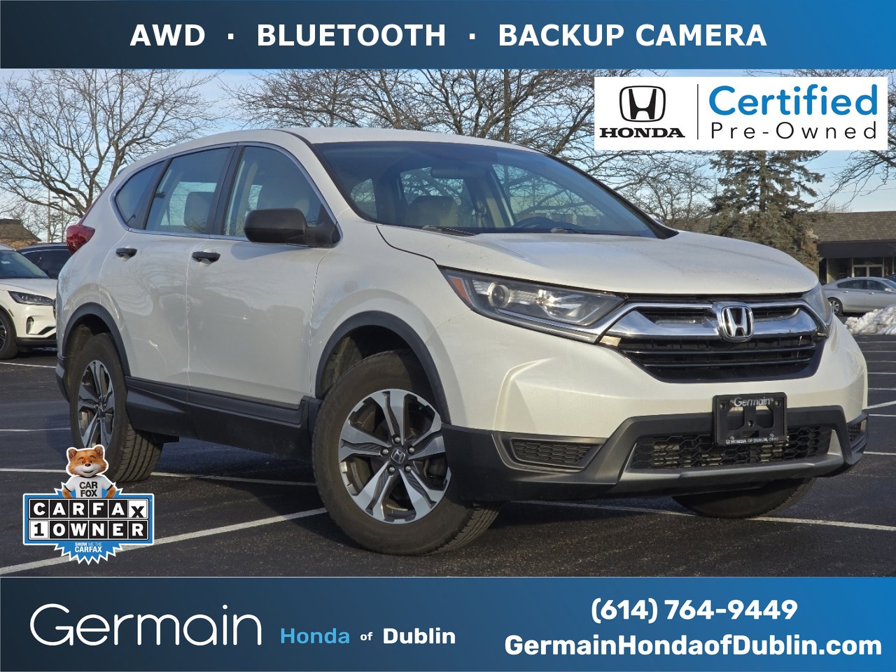 Certified 2019 Honda CR-V LX