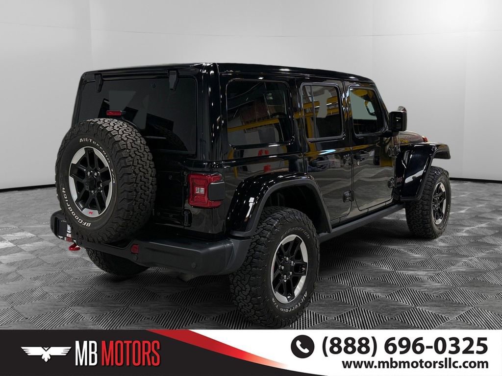 Used 2021 Jeep Wrangler Unlimited Rubicon w/ Uconnect 4C Nav & Sound Group AWD/4WD image 3