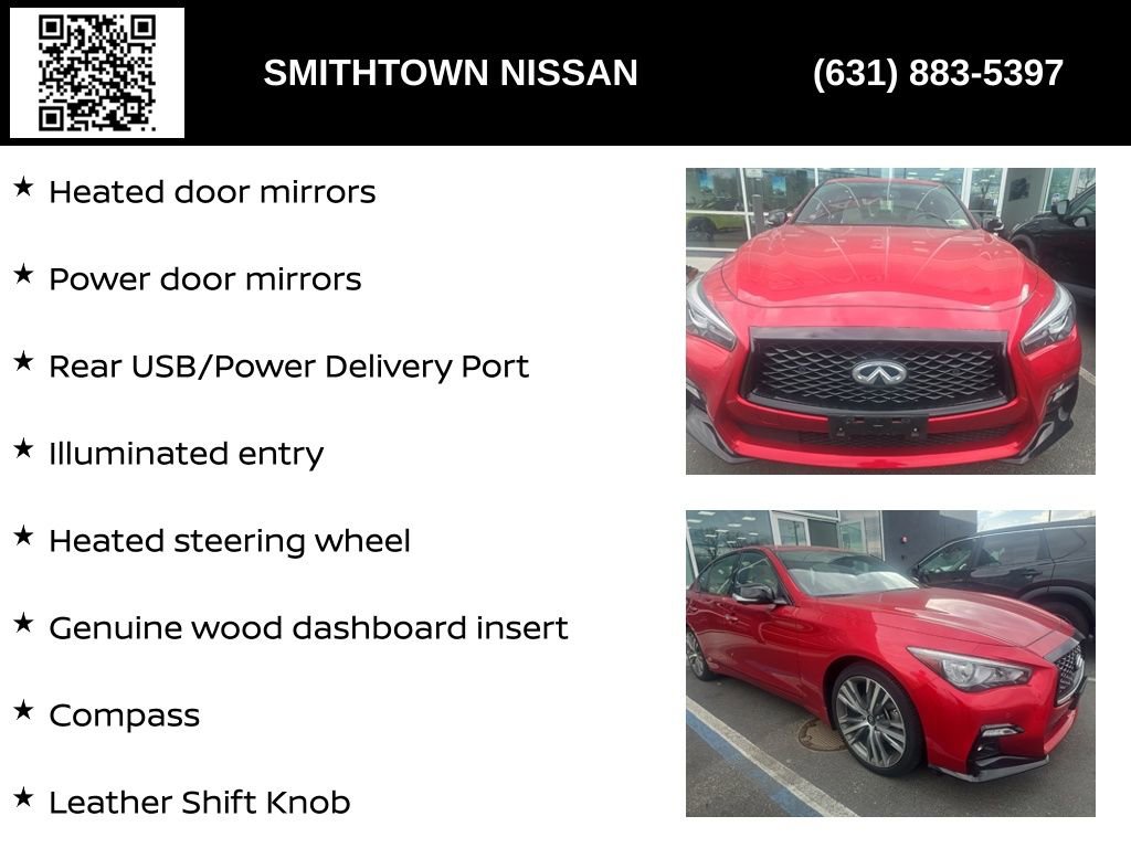 Used 2023 INFINITI Q50 Sensory image 15