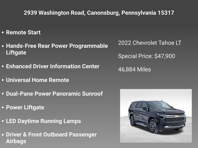 Used 2022 Chevrolet Tahoe LT image 14