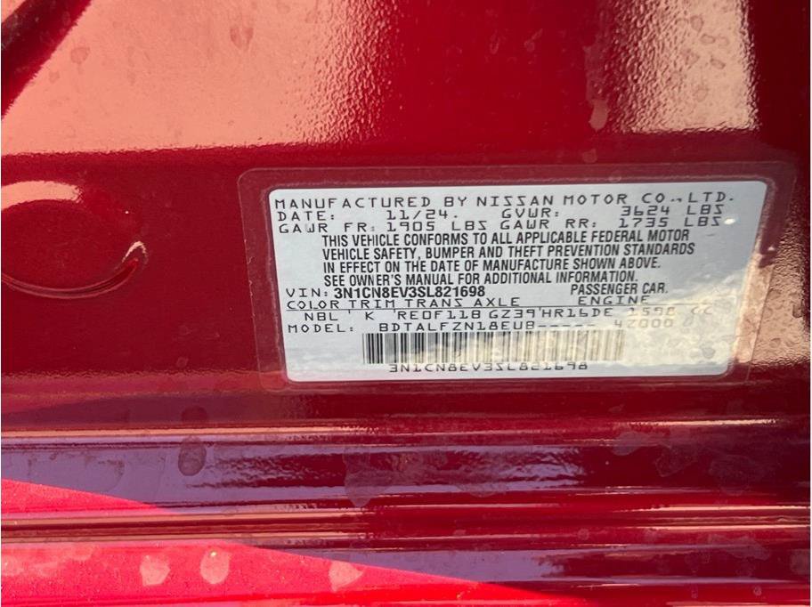 Certified 2025 Nissan Versa SV FWD image 19