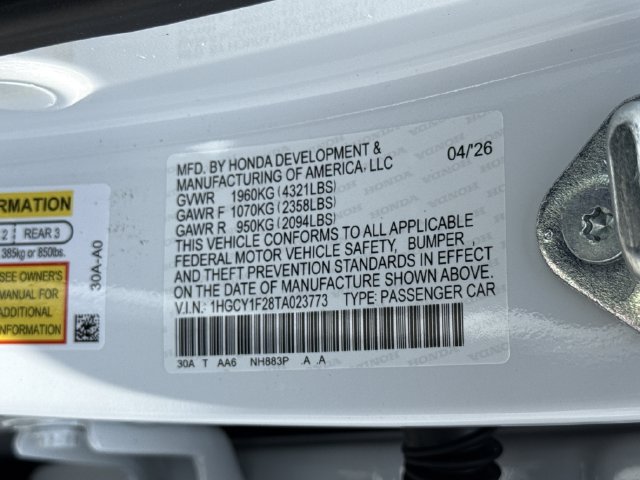 New 2026 Honda Accord LX image 40