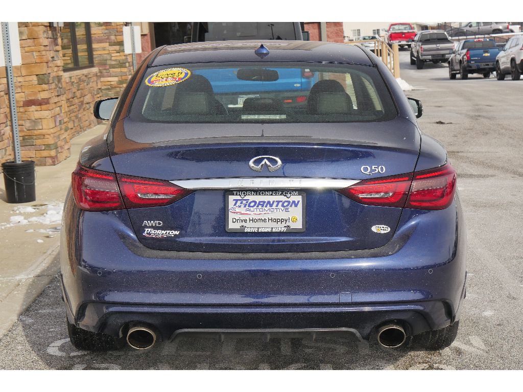 Used 2023 INFINITI Q50 Luxe w/ Cargo Package image 4