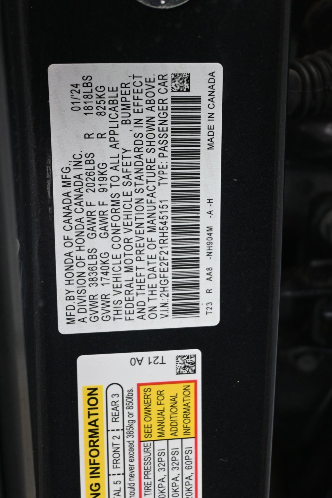 Used 2024 Honda Civic LX image 22