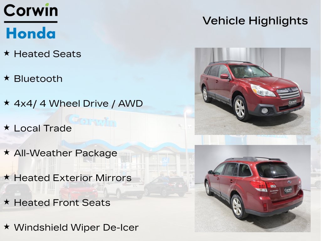 Used 2013 Subaru Outback 2.5i Premium w/ All-Weather Pkg AWD/4WD image 11