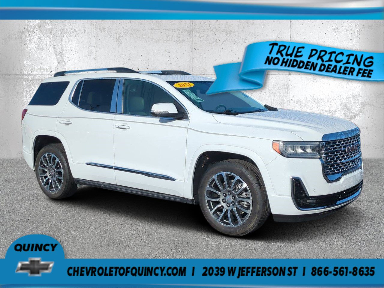 Certified 2021 GMC Acadia Denali w/ Denali Technology Package FWD image 1