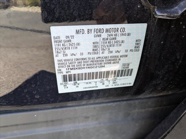 Used 2022 Ford Explorer XLT w/ Equipment Group 202A image 25