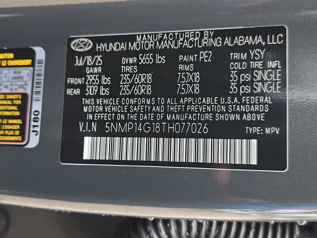 New 2026 Hyundai Santa Fe SE image 34