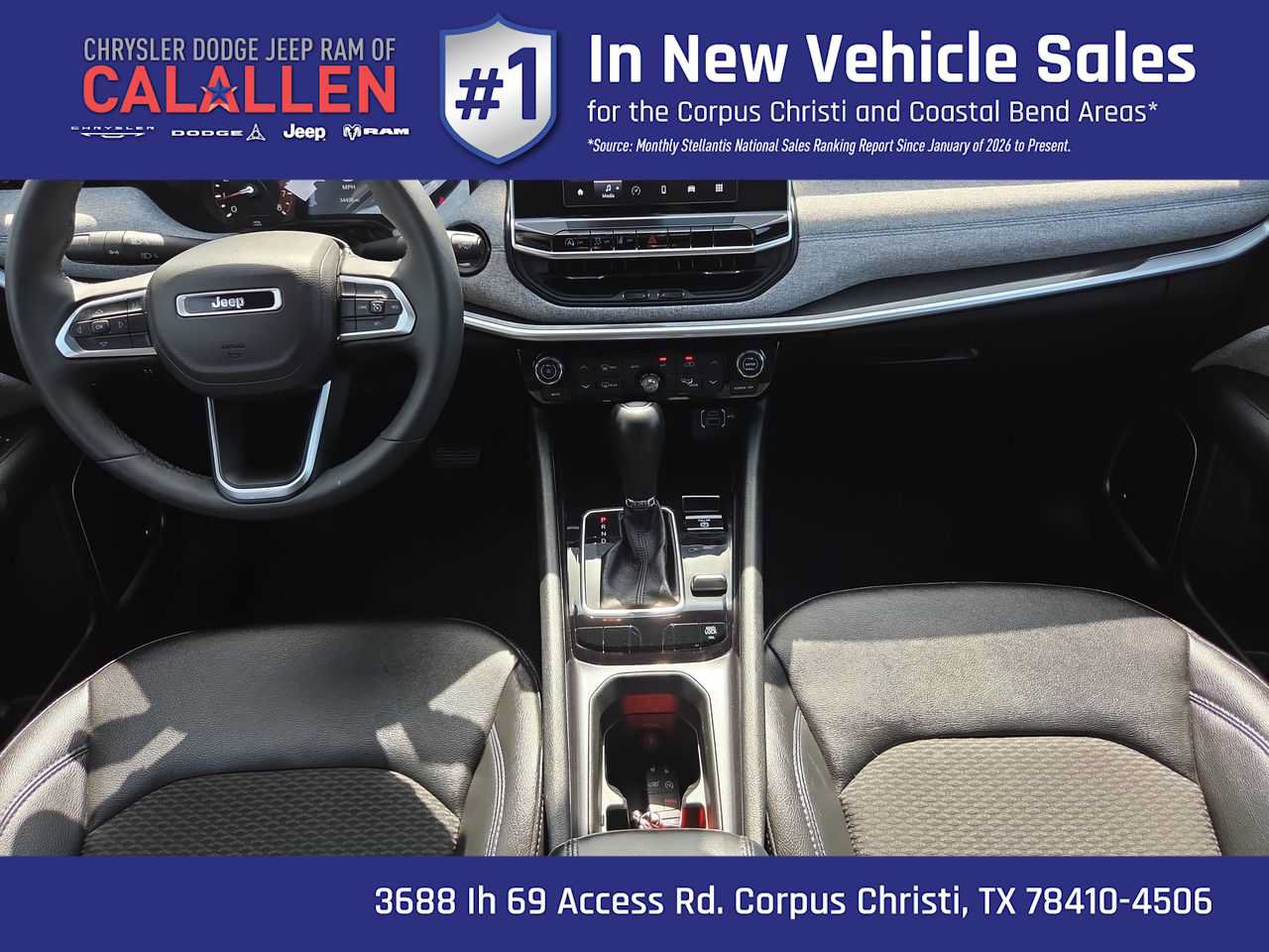 Used 2025 Jeep Compass Latitude w/ Sun & Sound Group AWD/4WD image 18