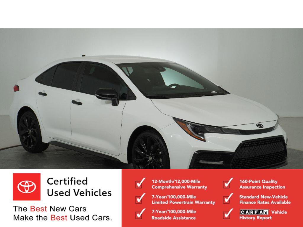 Certified 2022 Toyota Corolla SE w/ Carpet Mat Package (TMS)