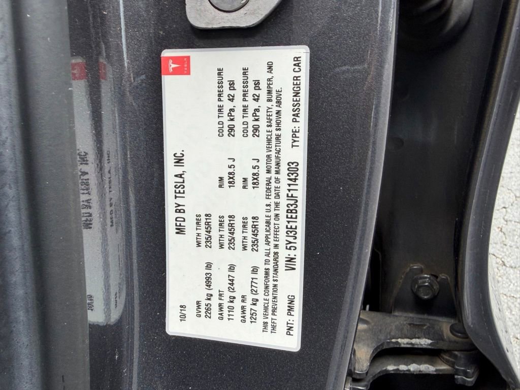 Used 2018 Tesla Model 3 Long Range AWD/4WD image 28