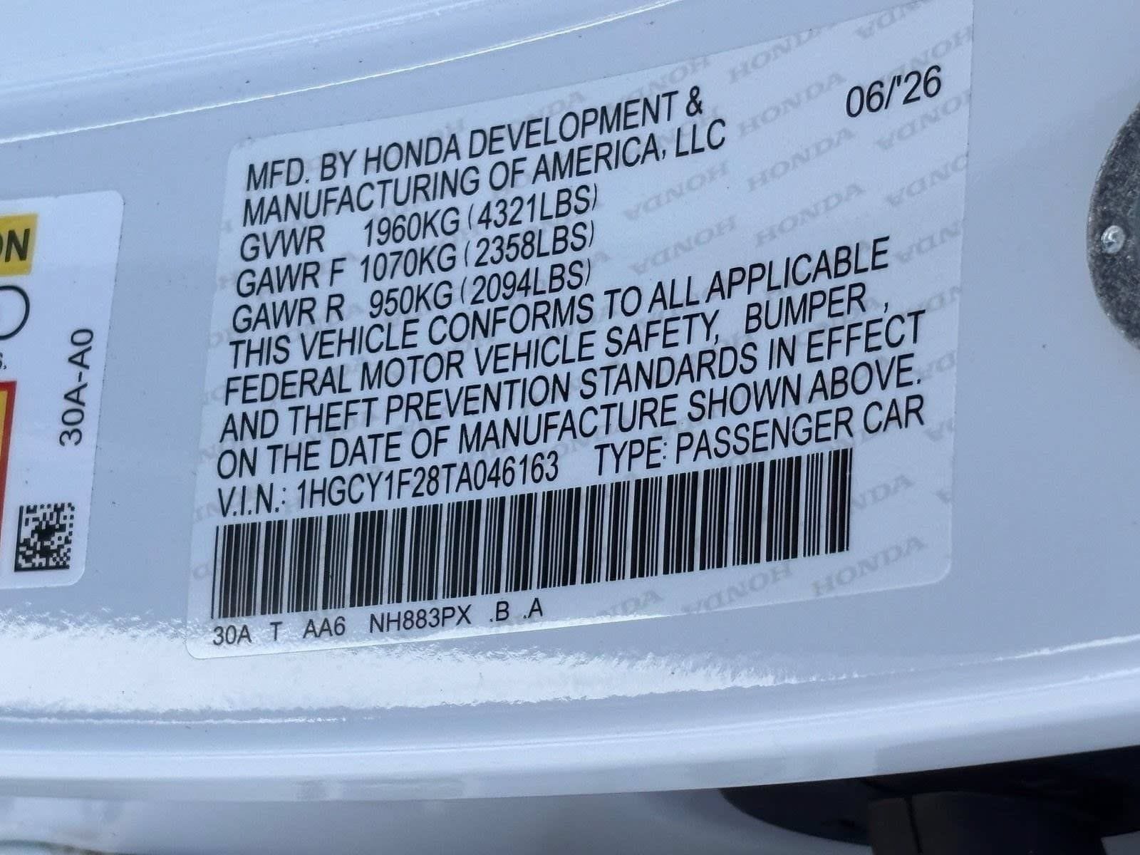 New 2026 Honda Accord LX image 25