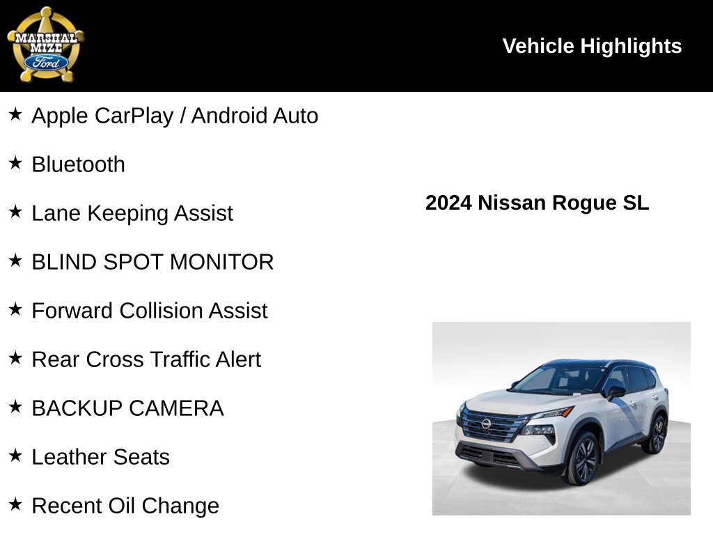 Used 2024 Nissan Rogue SL AWD/4WD image 2