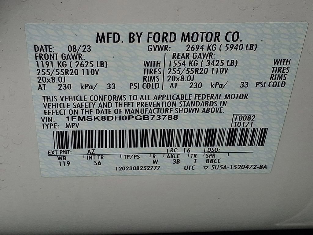 Certified 2023 Ford Explorer XLT w/ Equipment Group 202A AWD/4WD image 29