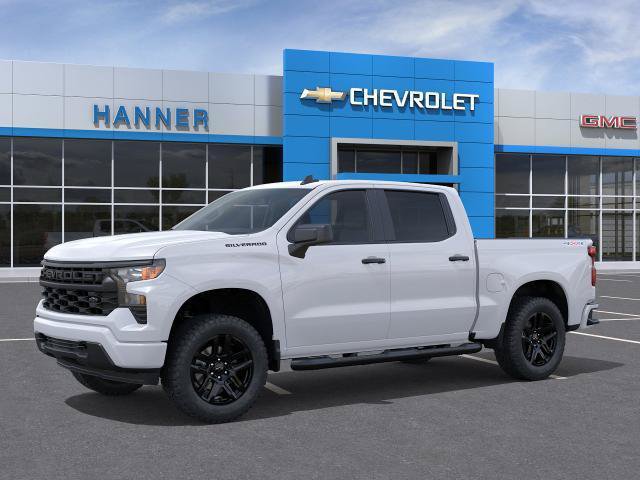 New 2026 Chevrolet Silverado 1500 Custom w/ Turbomax Blackout Package AWD/4WD image 2
