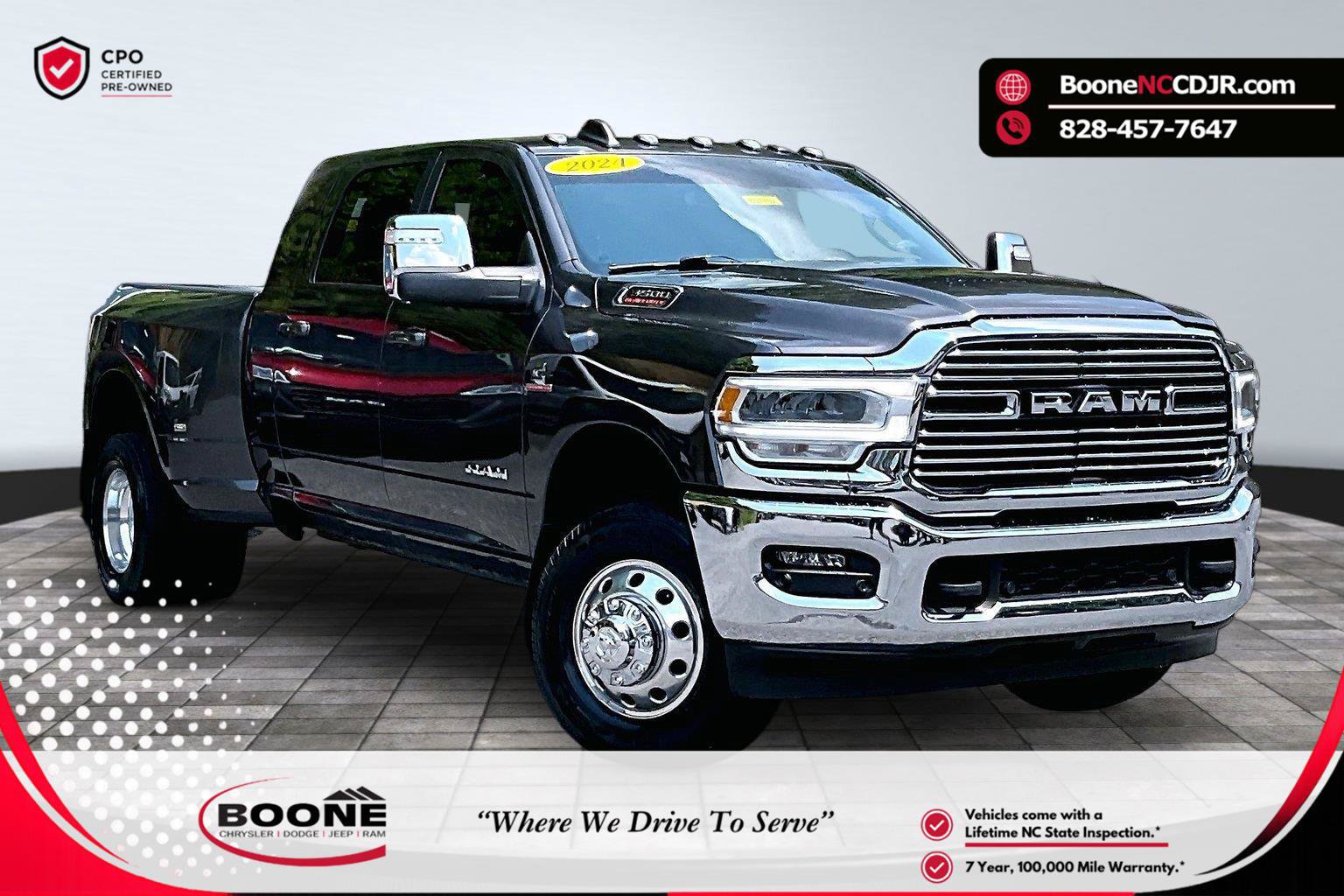 Used 2024 RAM 3500 Laramie w/ Chrome Bumper Package AWD/4WD image 1