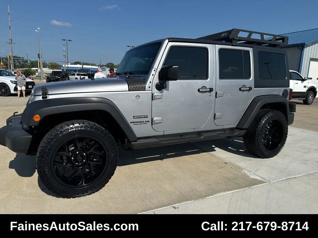 Used 2016 Jeep Wrangler Unlimited Sport w/ Quick Order Package 24S image 3