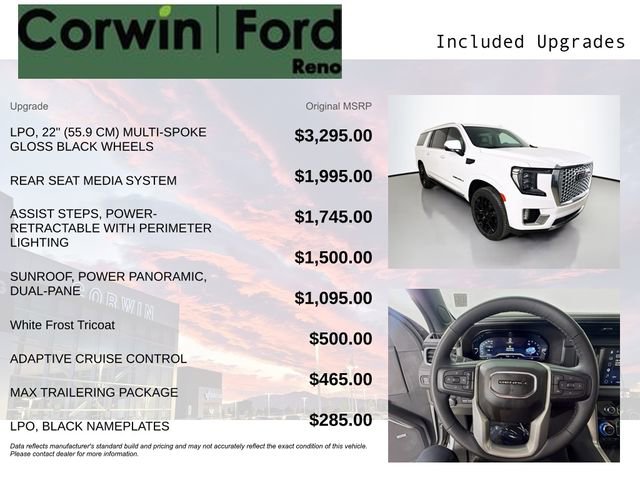 Used 2023 GMC Yukon XL Denali w/ Max Trailering Package image 3