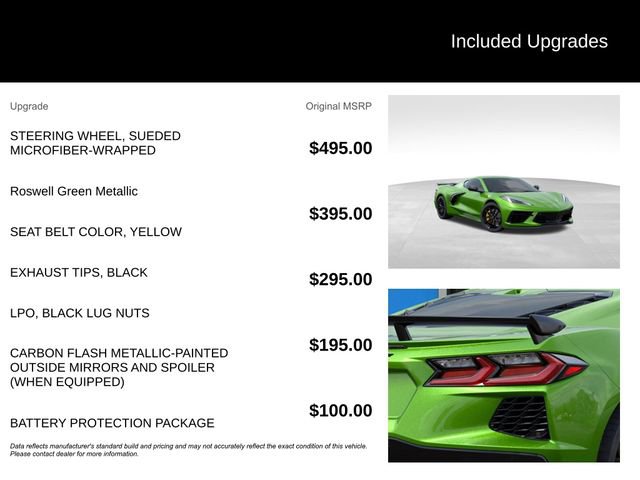 New 2026 Chevrolet Corvette Stingray Preferred Cpe w/ Z51 Performance Package image 11