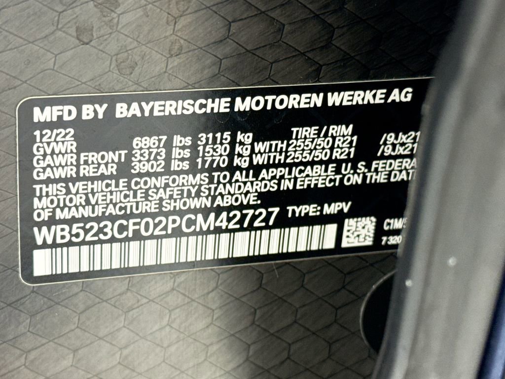 Certified 2023 BMW iX xDrive50 w/ Sport Package AWD/4WD image 33