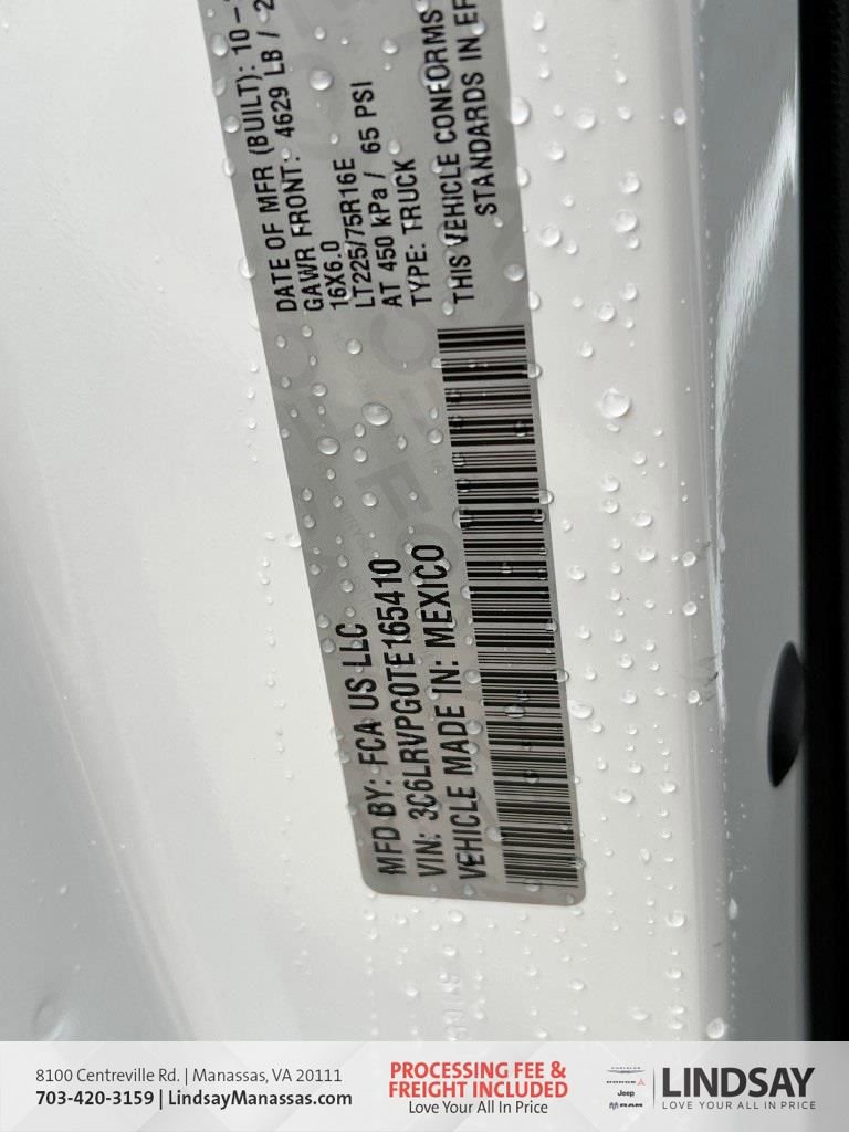 New 2026 RAM ProMaster 2500 w/ Quick Order Package 22H SLT+ FWD image 46