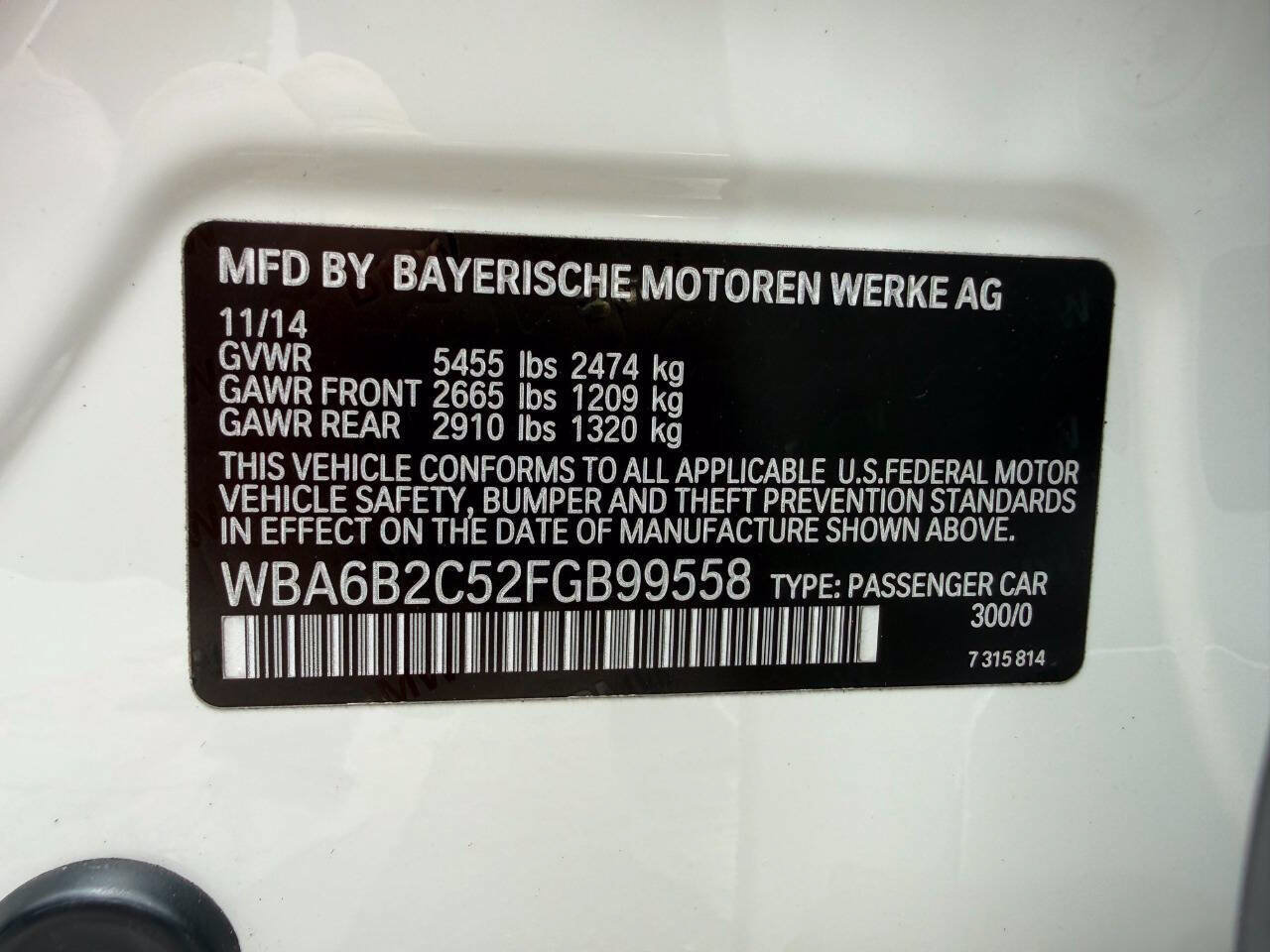 Used 2015 BMW 650i Gran Coupe RWD image 54