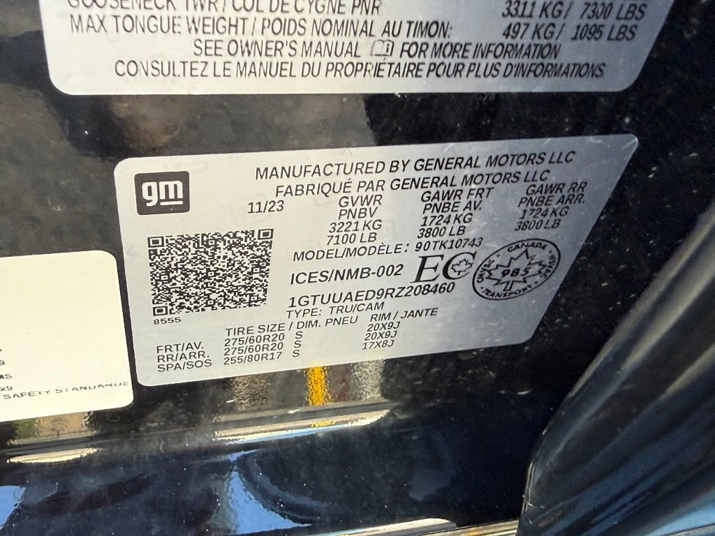 Used 2024 GMC Sierra 1500 Pro w/ Graphite Edition AWD/4WD image 62