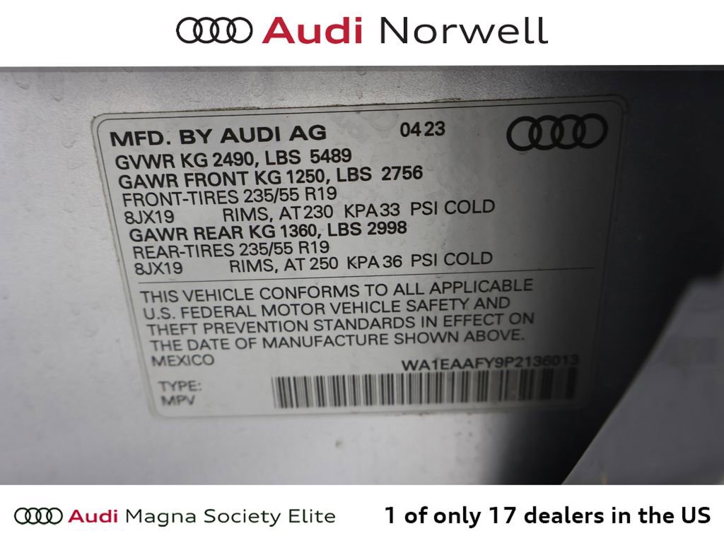 Used 2023 Audi Q5 2.0T Premium Plus w/ Premium Plus Package AWD/4WD image 3