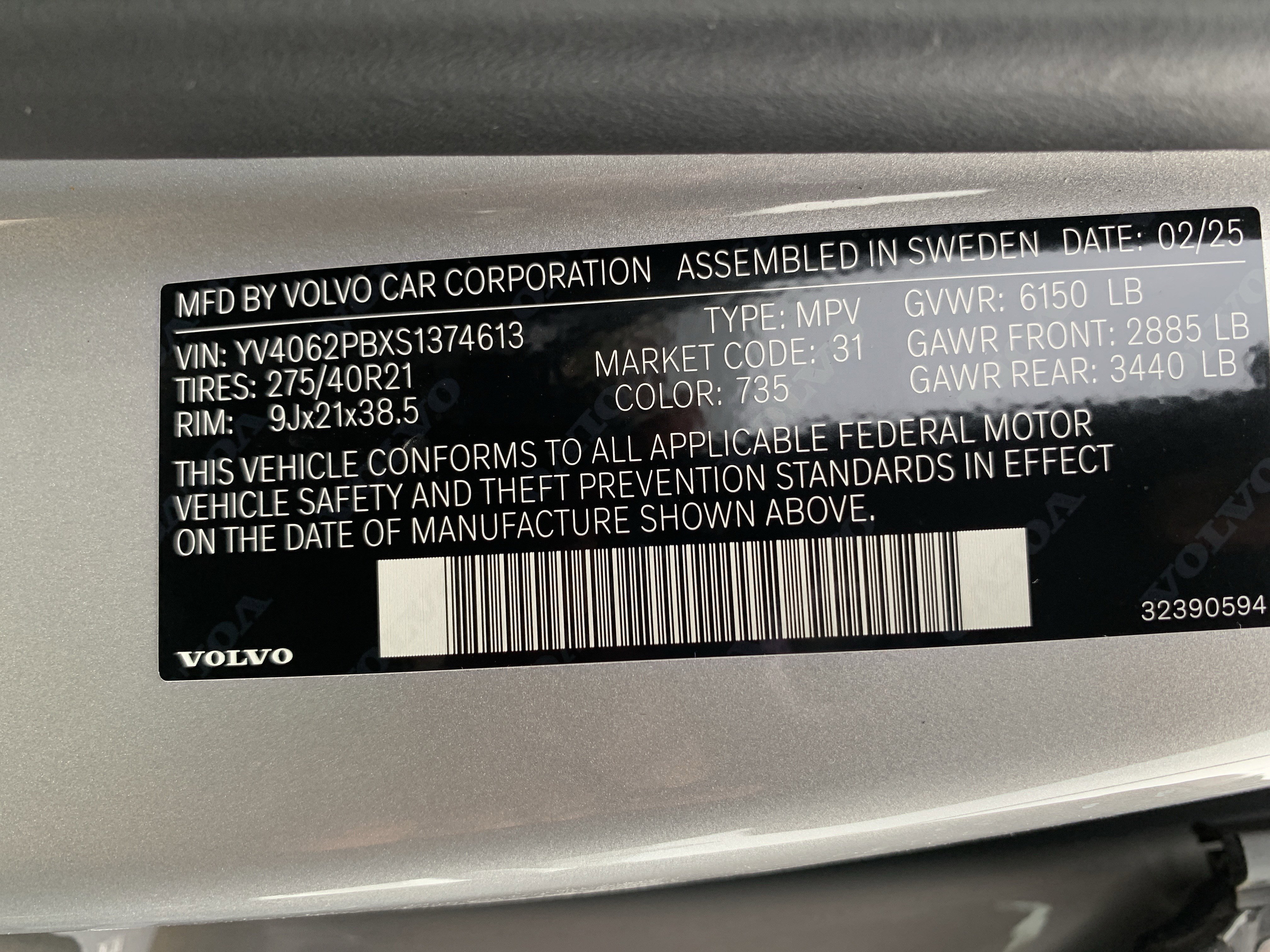 Used 2025 Volvo XC90 B6 Plus image 36