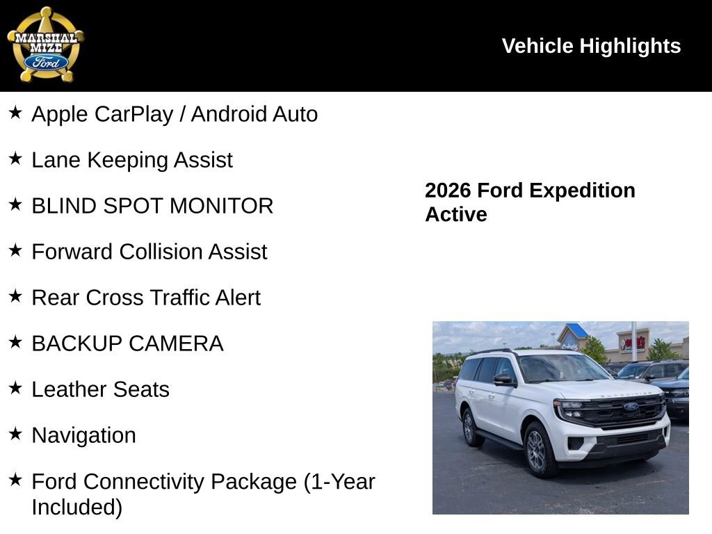 New 2026 Ford Expedition Active AWD/4WD image 2