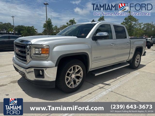 Used 2015 GMC Sierra 1500 SLT w/ SLT Crew Cab Value Package RWD image 1