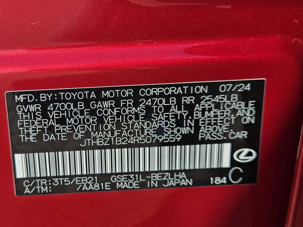 Used 2024 Lexus IS 350 F Sport w/ Accessory Package 2 RWD image 31