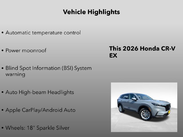 New 2026 Honda CR-V EX image 5