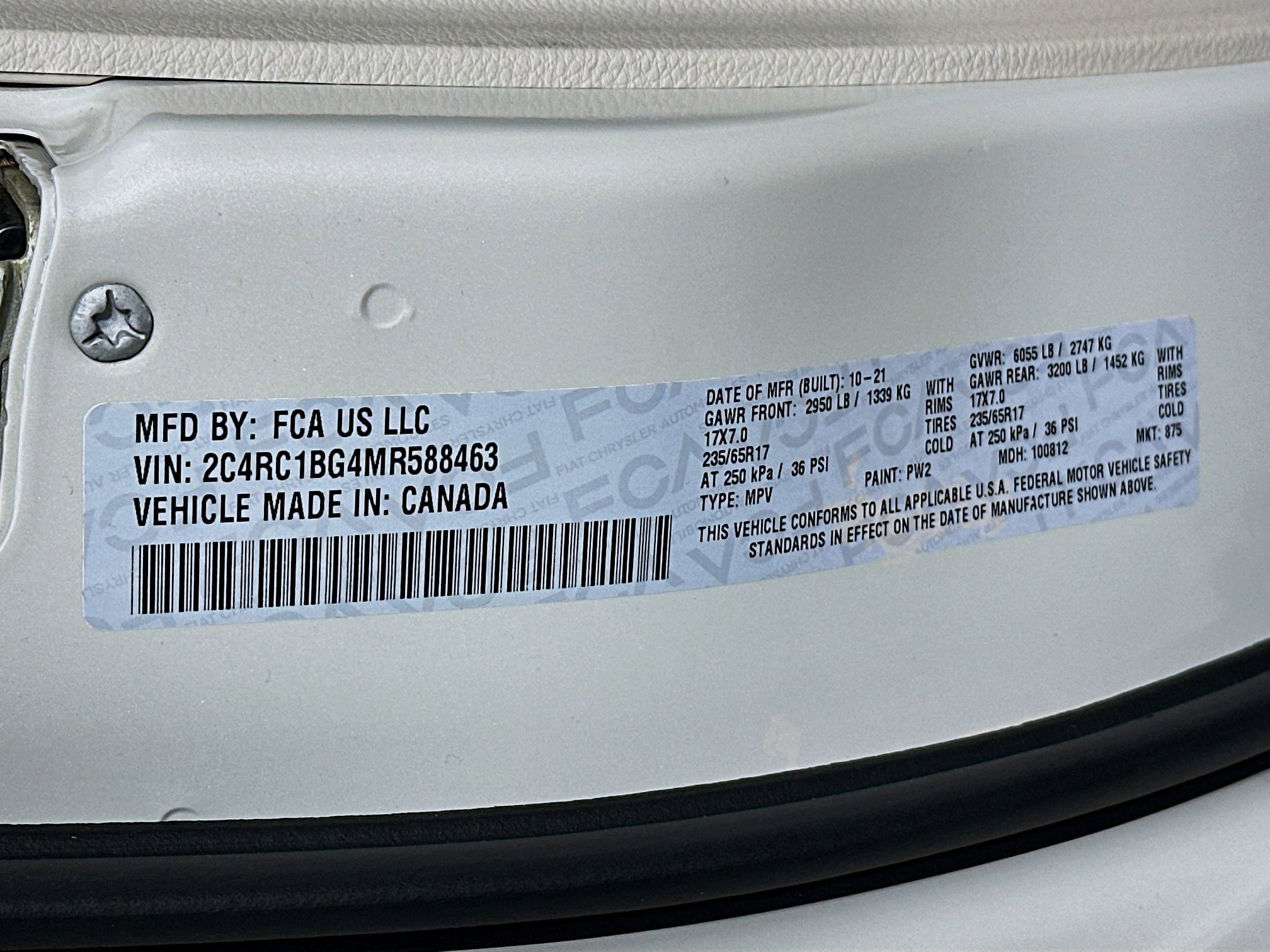 Used 2021 Chrysler Pacifica Touring-L image 12