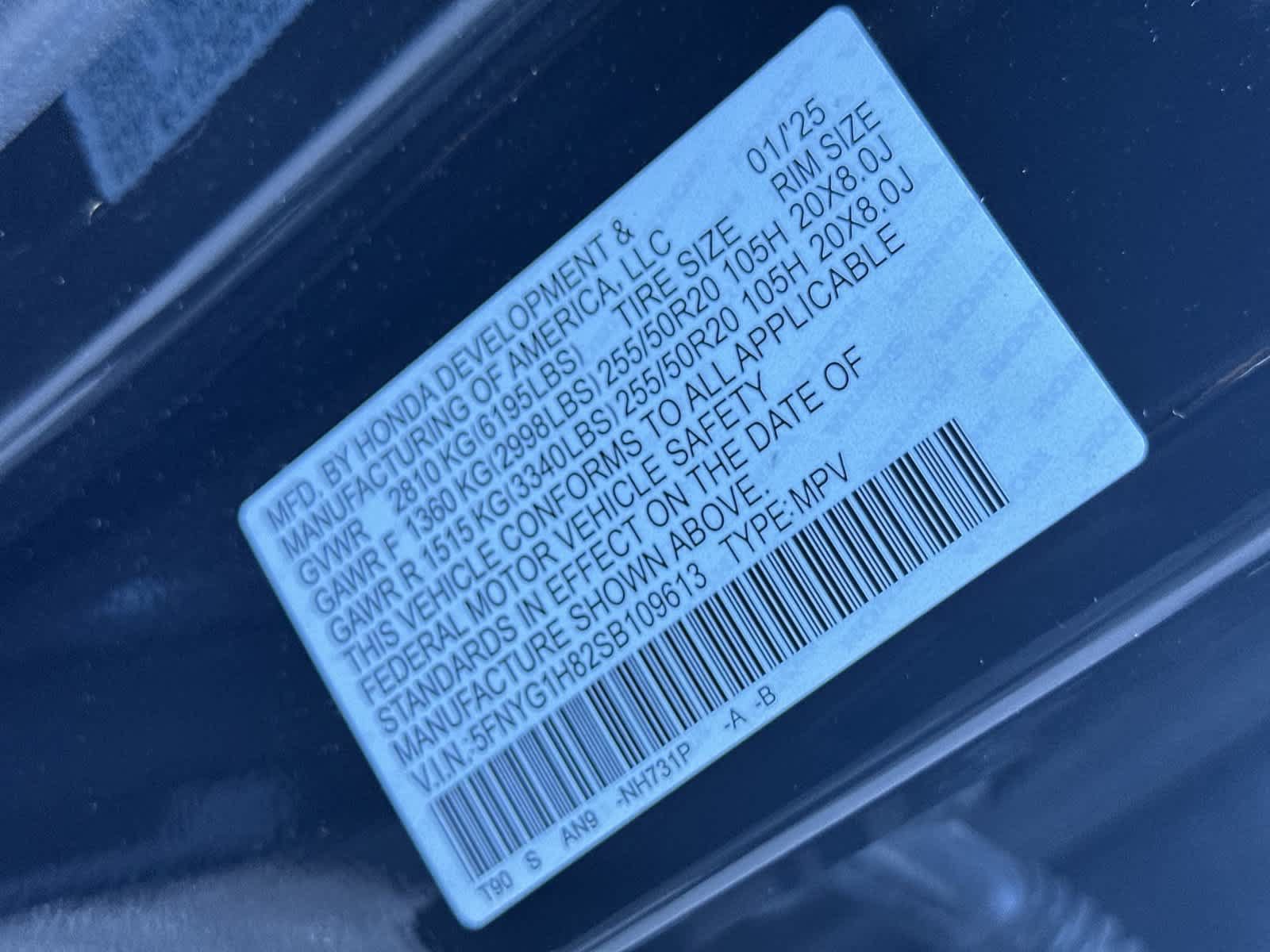 Certified 2025 Honda Pilot Elite image 22