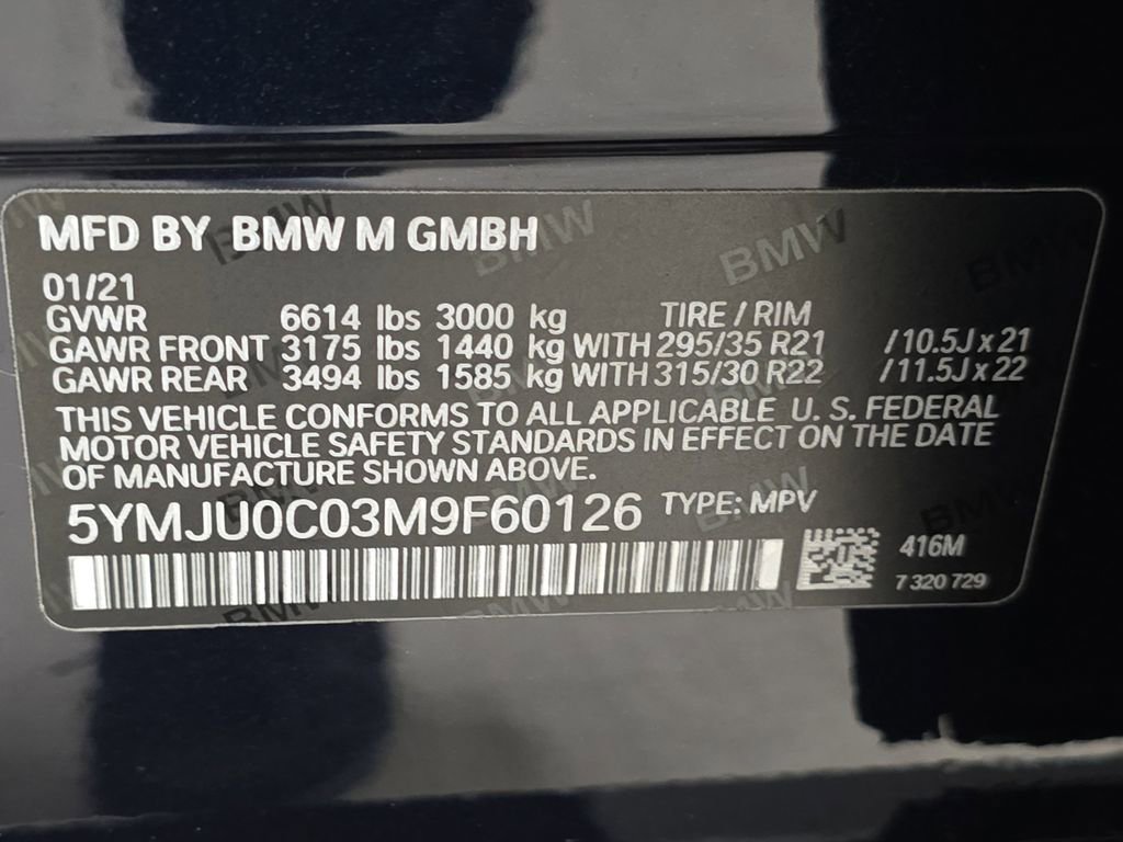 Used 2021 BMW X5 M w/ Competition Package AWD/4WD image 34