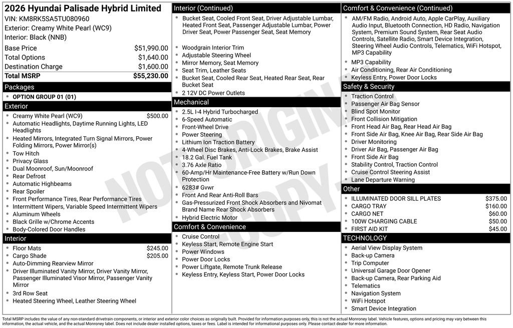 Used 2026 Hyundai Palisade Limited FWD image 6
