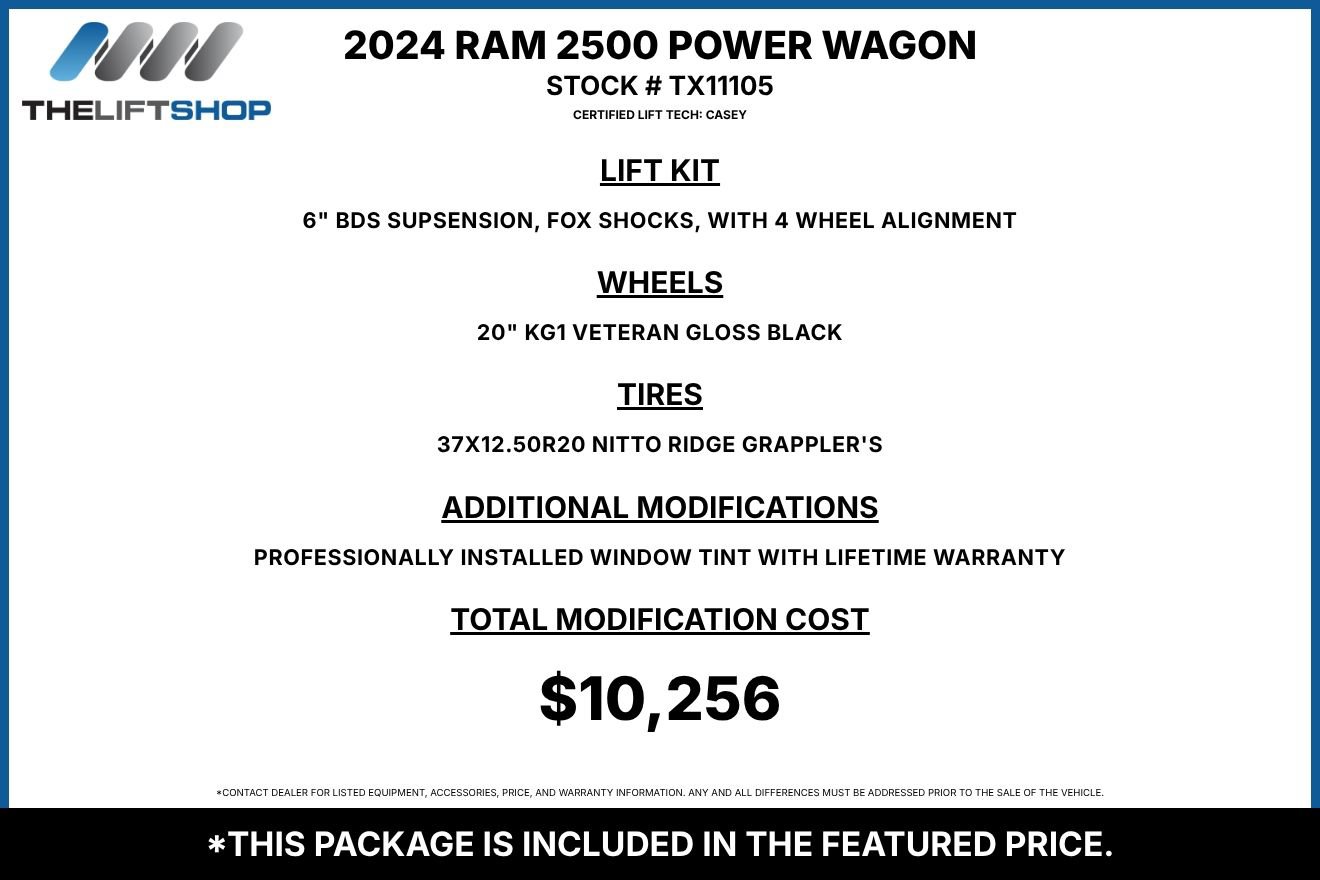 Used 2024 RAM 2500 Power Wagon w/ Level 2 Equipment Group AWD/4WD image 2