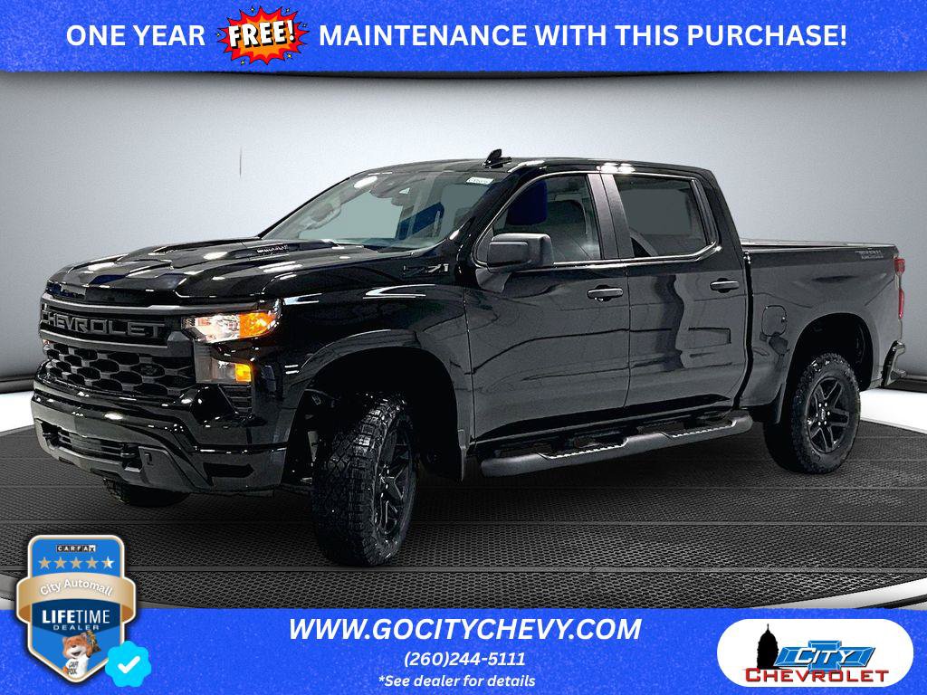 New 2026 Chevrolet Silverado 1500 Custom Trail Boss w/ Midnight Edition
