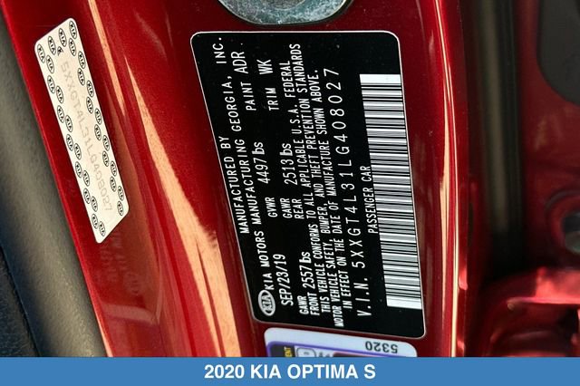Used 2020 Kia Optima S FWD image 31