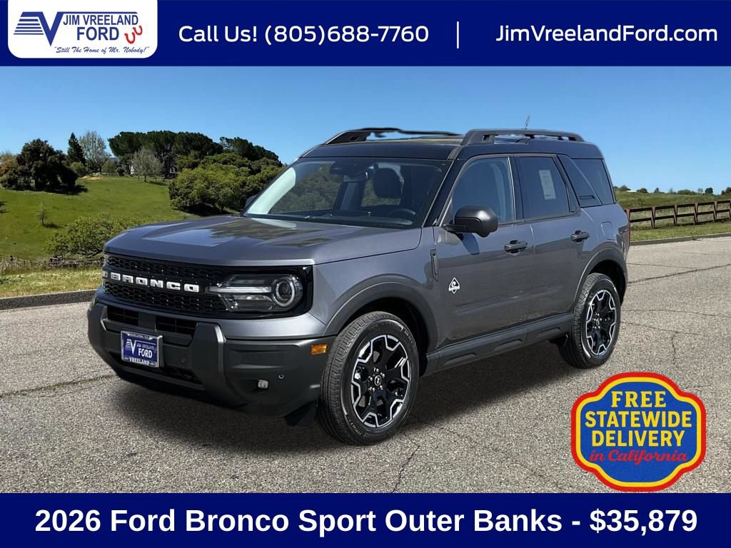 Used 2026 Ford Bronco Sport Outer Banks w/ Outer Banks Tech Package+ AWD/4WD 360° Tour