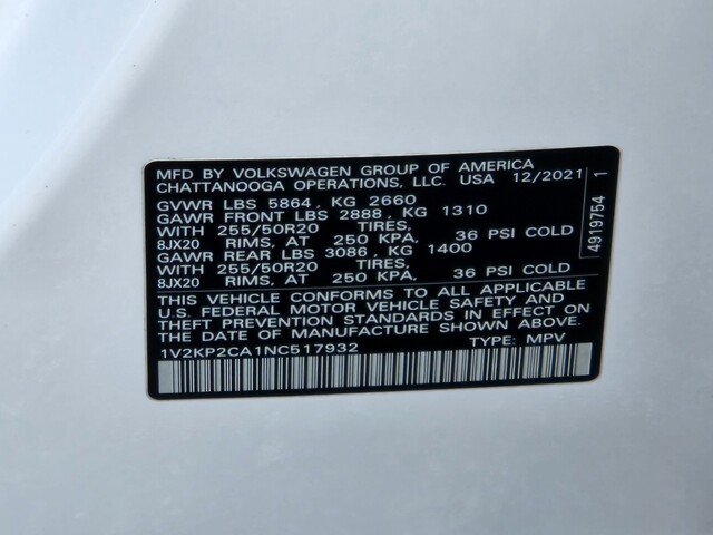 Used 2022 Volkswagen Atlas SE AWD/4WD image 29