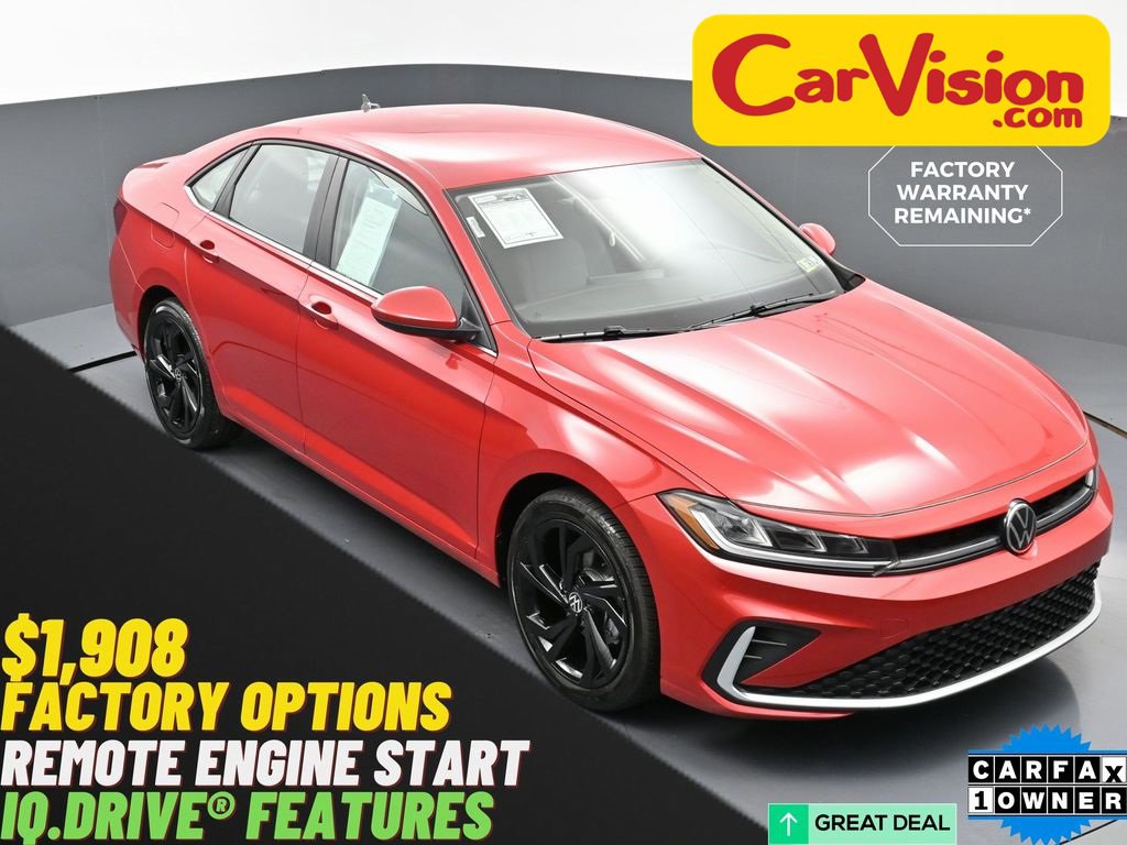 Used 2025 Volkswagen Jetta SE w/ Black Wheel Package image 1