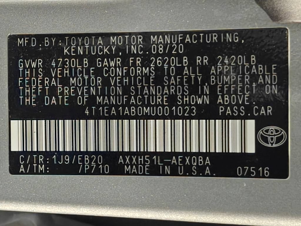 Used 2021 Toyota Avalon XSE w/ Carpet Mat Package (TMS) FWD image 58