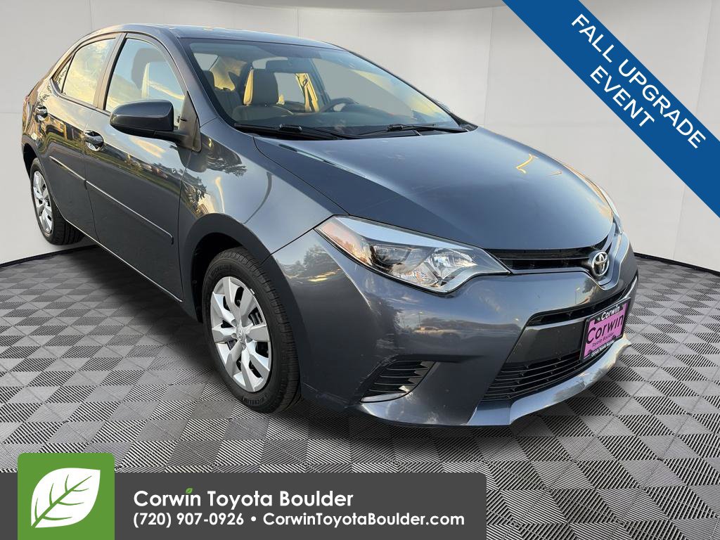 Used 2015 Toyota Corolla LE w/ Body Protection Package #1