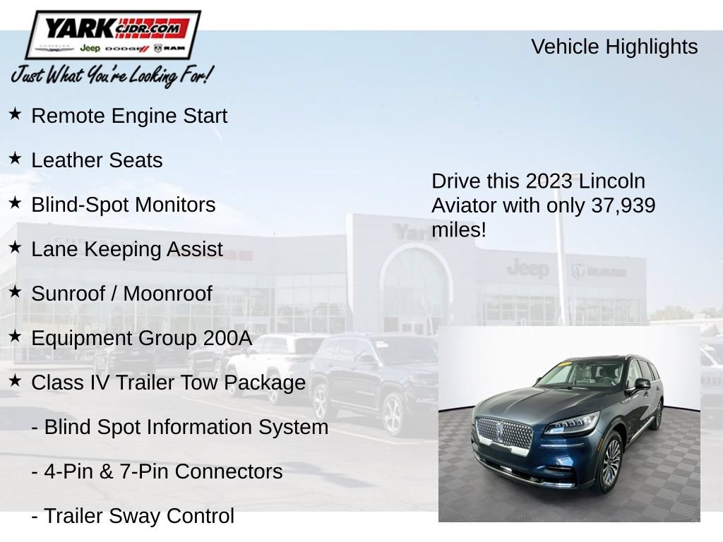 Used 2023 Lincoln Aviator Reserve w/ Elements Package Plus AWD/4WD image 8