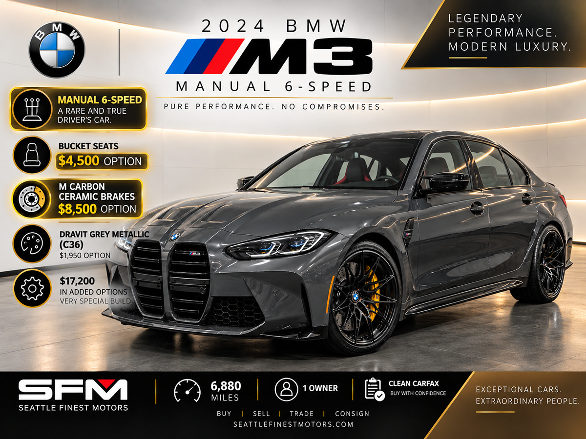 Used 2024 BMW M3 RWD image 1