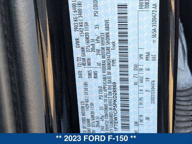 Certified 2023 Ford F150 XL w/ STX Appearance Package image 24