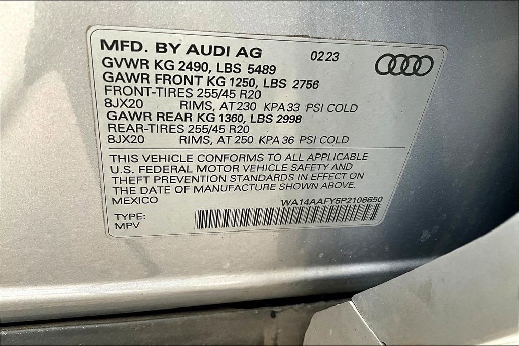 Used 2023 Audi Q5 2.0T Premium w/ Convenience Package image 19